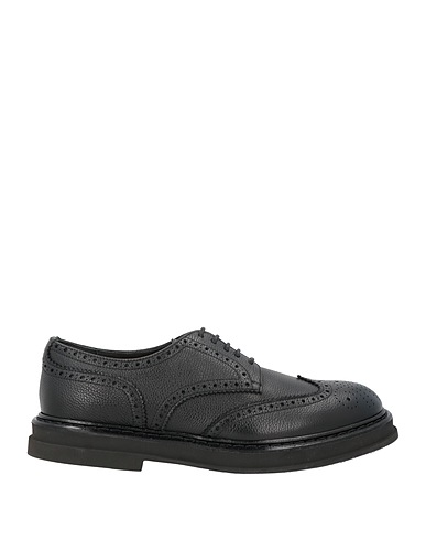 DOUCAL'S Laced shoes Black Leather