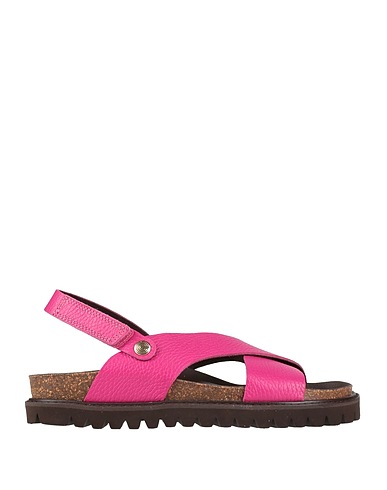 GENUINS Sandals Magenta Leather