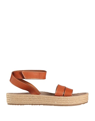 PEDRO GARCÍA Espadrilles Tan Cow leather