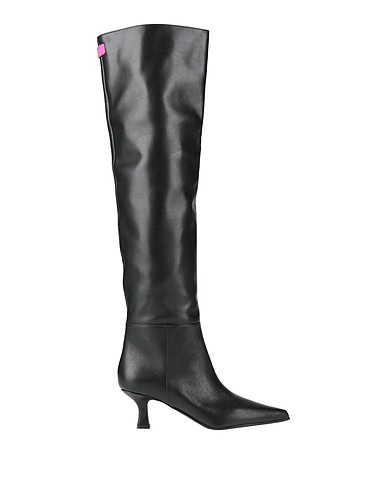 3JUIN Boots Black Leather
