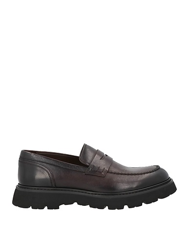 DOUCAL'S Loafers Black Leather