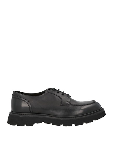 DOUCAL'S Laced shoes Black Leather