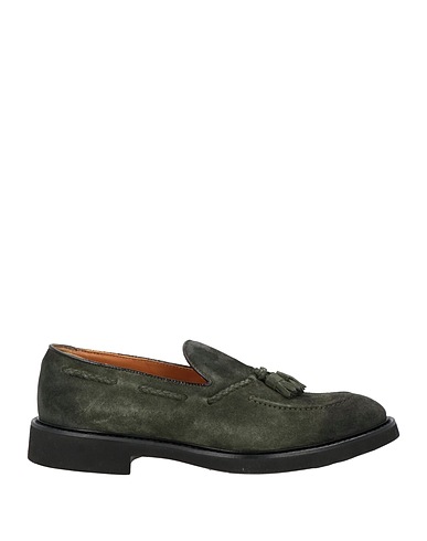 DOUCAL'S Loafers Dark green Leather
