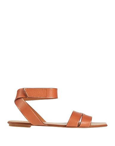 PEDRO GARCÍA Sandals Tan Cow leather