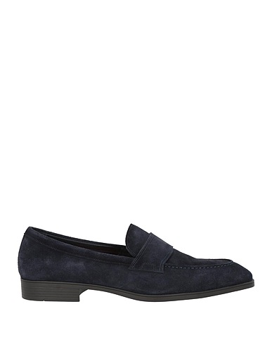SANTONI Loafers Midnight blue Leather
