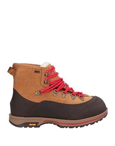 UGG Ankle boot Brown Leather, Textile fibres