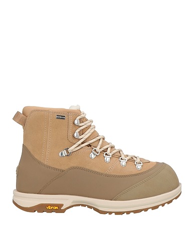 UGG Ankle boot Camel Leather, Textile fibers