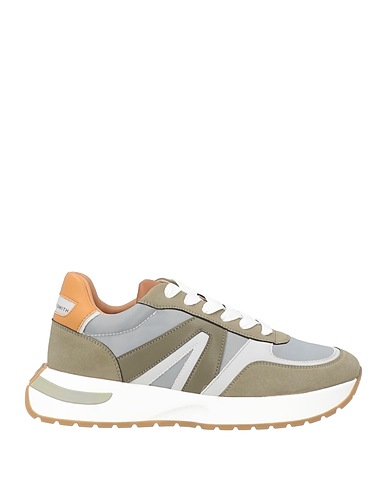 ALEXANDER SMITH Sneakers Military green Textile fibers