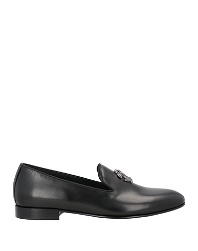 ROBERTO CAVALLI Loafers Black Leather