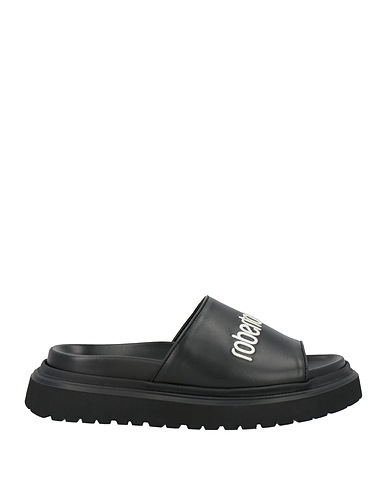 ROBERTO CAVALLI Sandals Black Leather