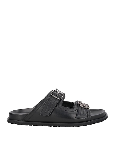 ROBERTO CAVALLI Sandals Black Calfskin