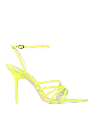 WERNER Sandals Lime green Leather