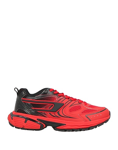 DIESEL Sneakers Red Textile fibres