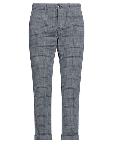 CARE LABEL Casual trouser Navy blue 99% Cotton, 1% Elastane