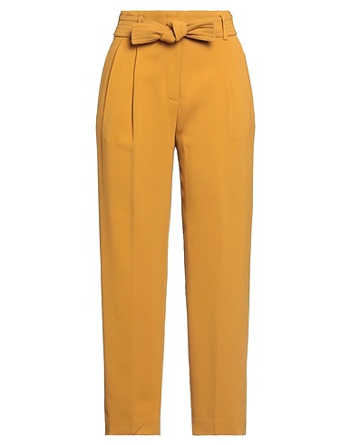 TRUE ROYAL Casual trouser Mustard 100% Viscose