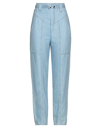 ISABEL MARANT Pantalone Blu chiaro 64% Cotone, 36% Lino