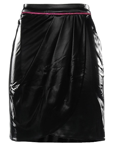 CUSTO BARCELONA Mini skirt Black 92% Polyester, 8% Cotton