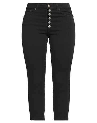 DONDUP Pantalone Nero 92% Cotone, 6% Elastomultiestere, 2% Elastan