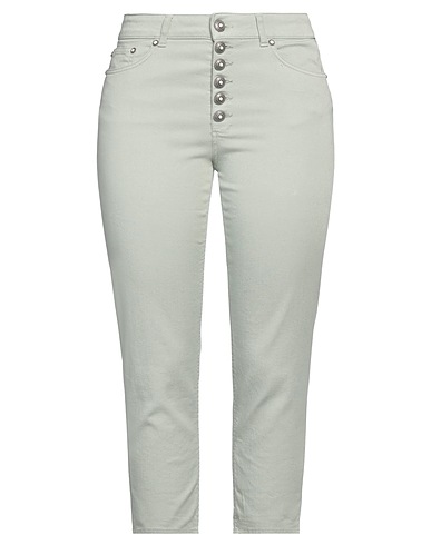 DONDUP Pantalone Verde chiaro 92% Cotone, 6% Elastomultiestere, 2% Elastan
