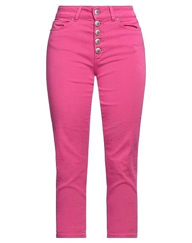 DONDUP Pantalone Fucsia 92% Cotone, 6% Elastomultiestere, 2% Elastan