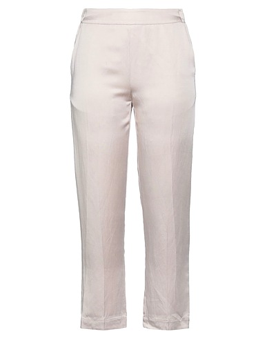 SEMICOUTURE Pantalone Cipria 41% Viscosa, 33% Lino, 26% Acetato