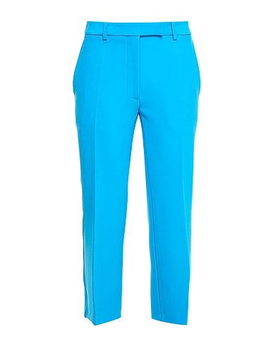 VICTORIA BECKHAM Casual trouser Turquoise 45% Polyester, 36% Virgin Wool, 16% Nylon, 3% Elastane, Horn