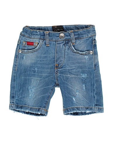 JOHN RICHMOND Denim pants Blue 99% Cotton, 1% Elastane