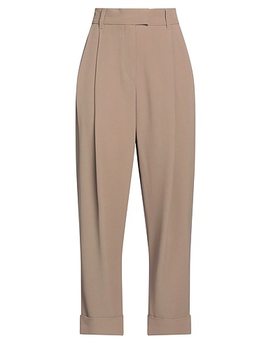 BRUNELLO CUCINELLI Casual pants Camel 52% Acetate, 48% Silk