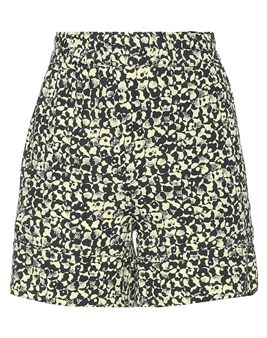 GANNI Shorts & Bermuda Black 50% EcoVero™ viscose, 50% Viscose