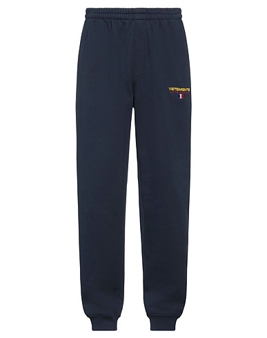 VETEMENTS Casual pants Midnight blue 80% Cotton, 20% Elastane