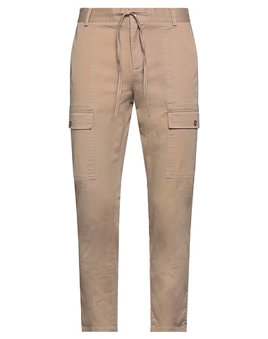 GREY DANIELE ALESSANDRINI Cargo Camel 97% Cotton, 3% Elastane, Polyester