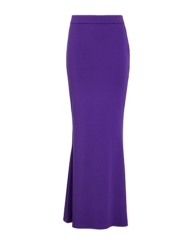 8 by YOOX Long skirt JERSEY HIGH-WAIST MERMAID MAXI SKIRT
 Purple 95% Recycled polyester, 5% Elastane