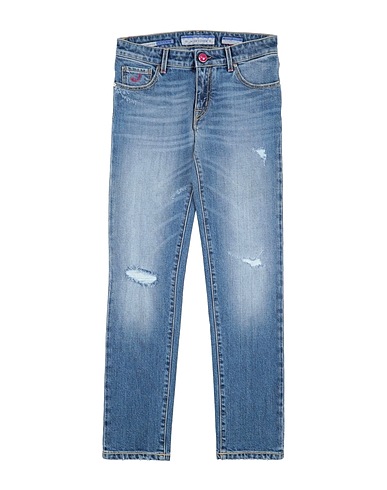 JACOB COHЁN Denim trousers Blue 100% Cotton