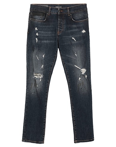 COSTUME NATIONAL Denim pants Blue 98% Cotton, 2% Elastane