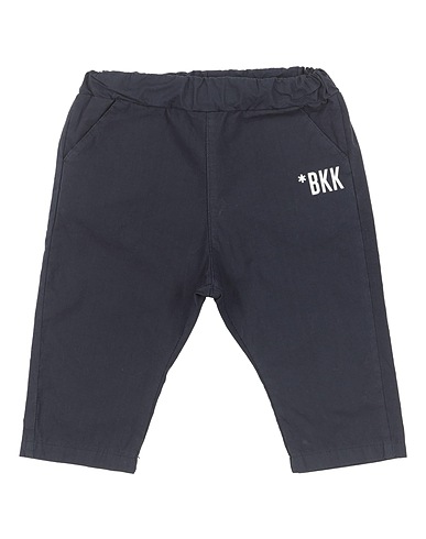 BIKKEMBERGS Casual trouser Midnight blue 100% Cotton