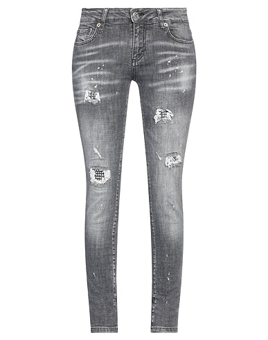 MARCORIC Denim trousers Charcoal 98% Cotton, 2% Elastane