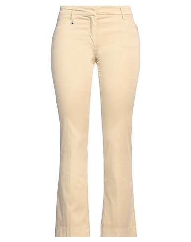 RE_HASH Casual pants Beige 97% Cotton, 3% Elastane