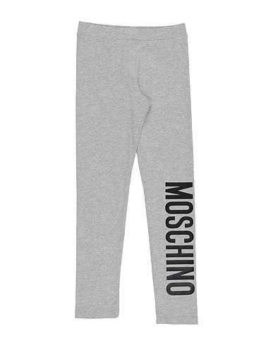 MOSCHINO TEEN Leggings Grigio 95% Cotone, 5% Elastan