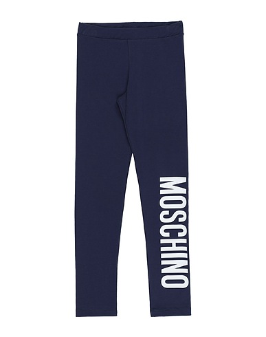 MOSCHINO TEEN Leggings Blu notte 95% Cotone, 5% Elastan