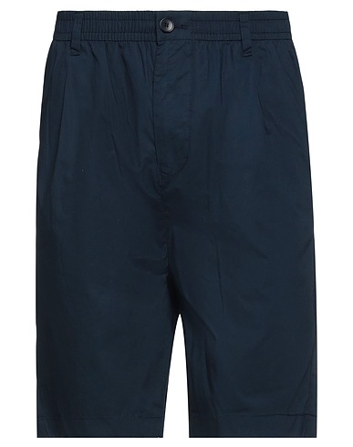 SELECTED HOMME Shorts & Bermuda Navy blue 100% Organic cotton