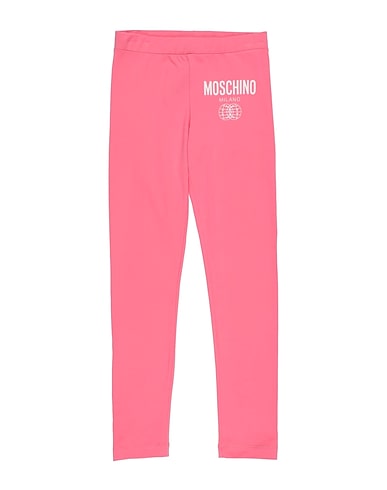 MOSCHINO TEEN Leggings Pink 95% Cotton, 5% Elastane