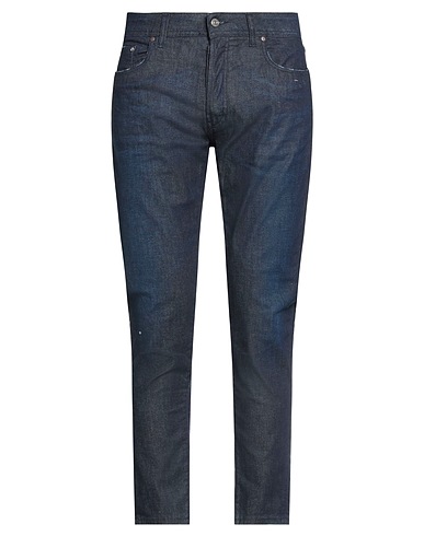 LIU •JO MAN Denim trousers Blue 98% Cotton, 2% Elastane