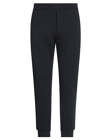MCQUEEN Casual trouser Black 100% Cotton, Polyamide