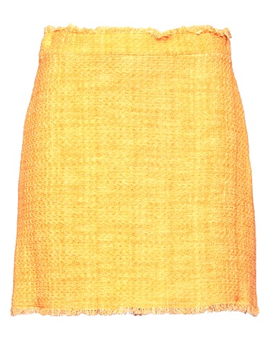 PINKO Mini skirt Orange 100% Cotton