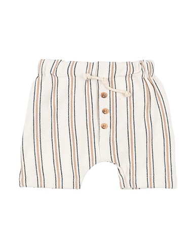 AVENTIQUATTRORE Shorts & Bermuda Ivory 79% Cotton, 12% Acrylic, 9% Other Fibres