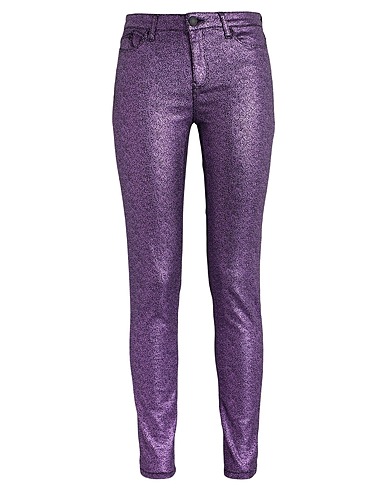 KARL LAGERFELD Denim pants SHINY SKINNY DENIM PANTS
 Mauve 92% Cotton, 6% Elastomultiester, 2% Elastane