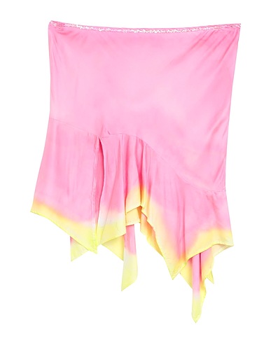 COLLINA STRADA Mini-jupe Rose 100% Soie biologique