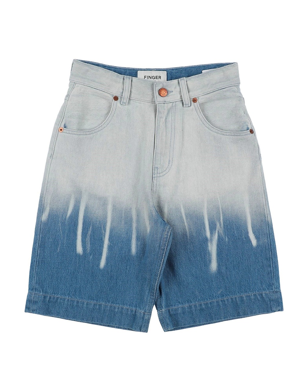 FINGER IN THE NOSE - Denim σορτς