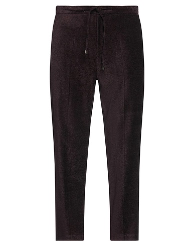 LARDINI Casual trouser Plum 53% Viscose, 25% Cotton, 21% Wool, 1% Elastane