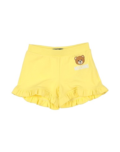 MOSCHINO BABY Shorts & Bermuda Yellow 95% Cotton, 5% Elastane